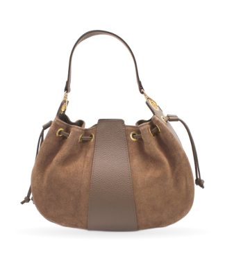 Bolso Saco Bicolor · Camel