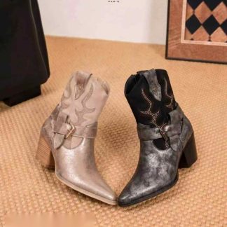 Botín cowboy metalizado en varios colores – Maison Atelier
